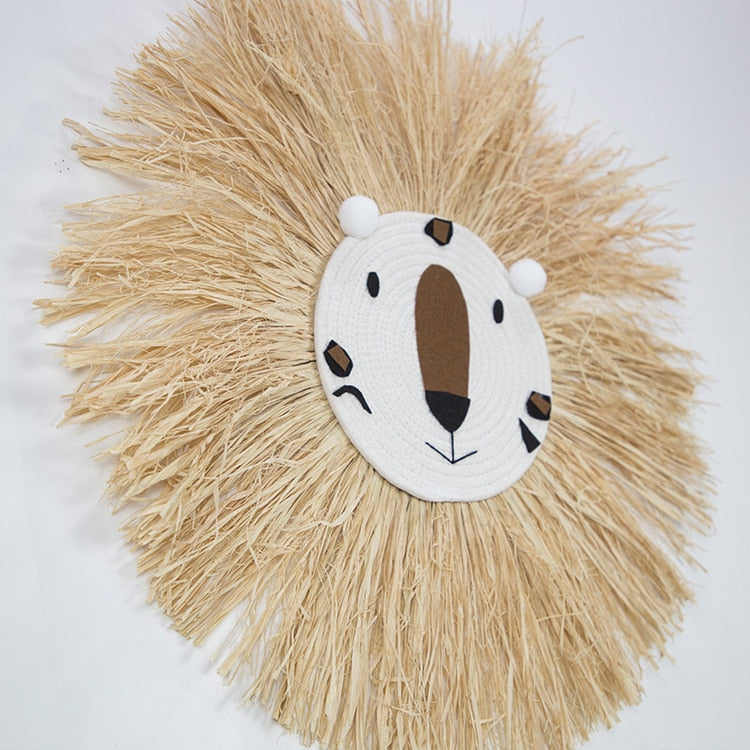 DÉCORATION MURALE EN TÊTE DE LION