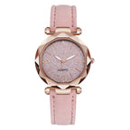 MONTRE-BRACELET EN CUIR ET CRISTAL POUR FEMMES - BOSSOUASHOP