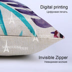 ABSTRACT CUSHION COVER, GEOMETRIC PATTERNS. 