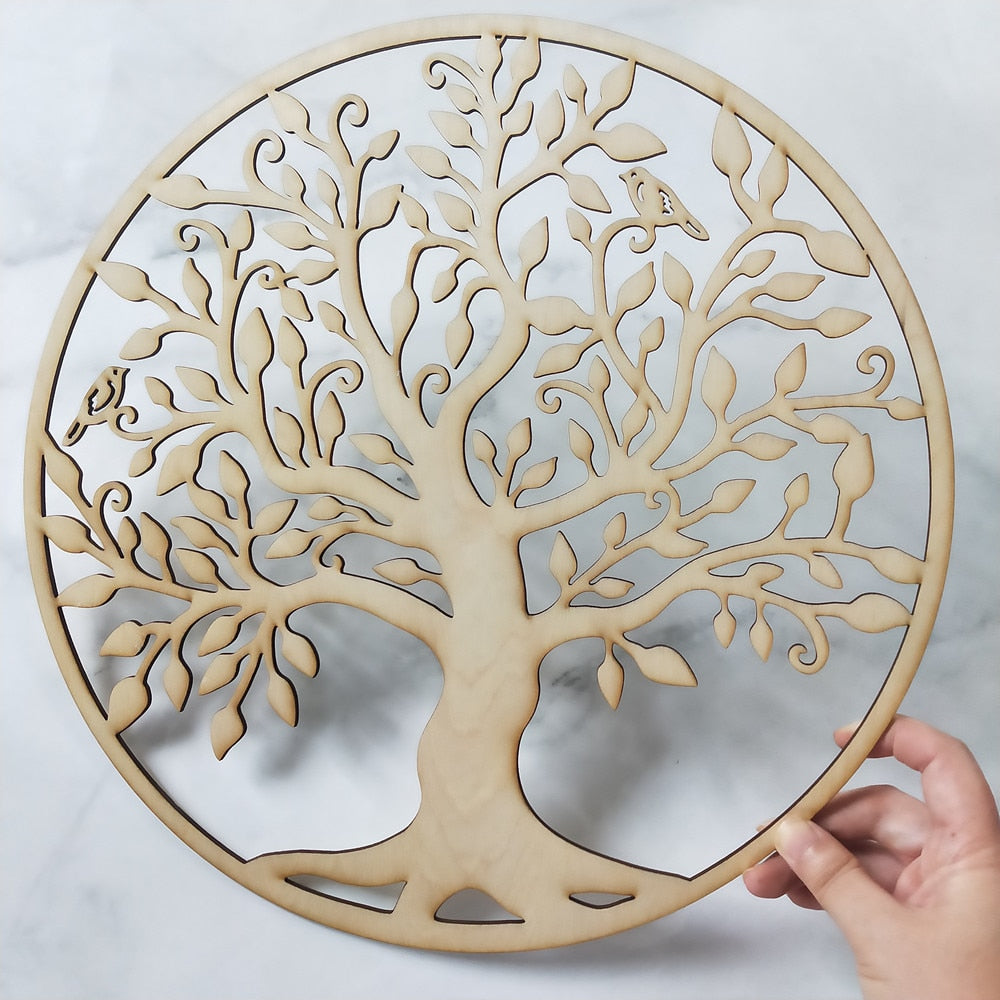 TREE OF LIFE WOODEN SIGN 