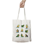 AVOCADO PRINTED CANVAS HANDBAG 