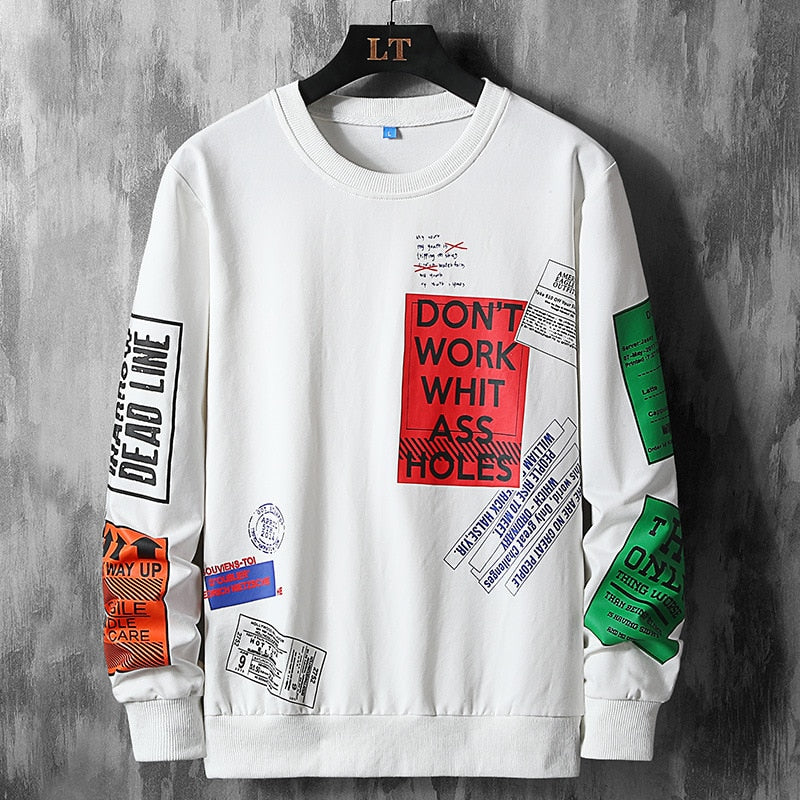 MEN'S EXTRA LARGE CASUAL LONG SLEEVE SWEATSHIRT 