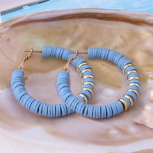 Charger l&#39;image dans la galerie, BOUCLES D&#39;OREILLES EN ARGILE DOUCE
