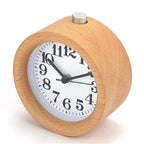 SMALL HANDMADE WOODEN ALARM CLOCK 