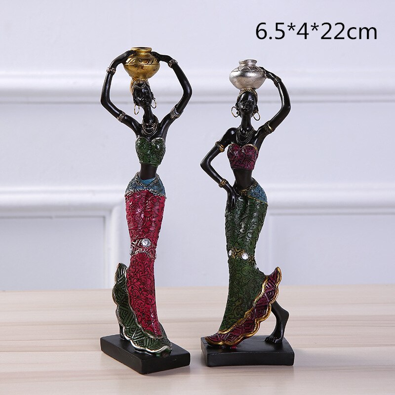 FIGURINE VINTAGE  DE STYLE ETHNIQUE
