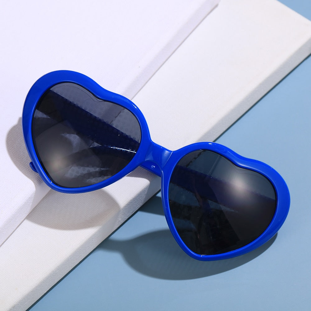 LUNETTES EN FORME DE COEUR A EFFETS DE DIFFRACTION POUR  FEMMES - BOSSOUASHOP