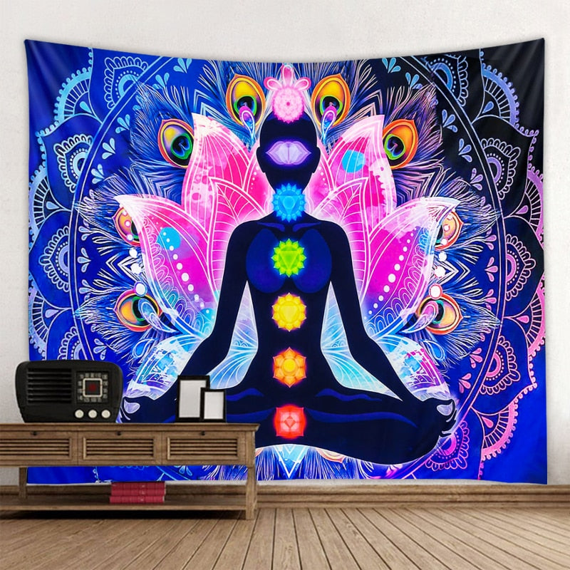 HIPPY WALL TAPESTRY 