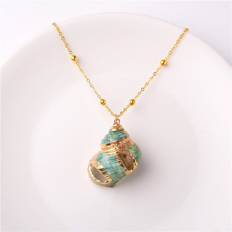 COLLIER BOHO EN COQUILLAGE