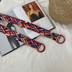 CEINTURE RAYÉE EN TOILE IMPRIMÉE