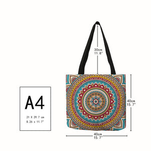 MANDALA FLOWER TOTE BAGS