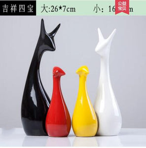 MODERN CERAMIC FIGURINES 