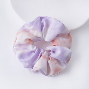 SCRUNCHIE EN SOIE FAIT A LA MAIN - BOSSOUASHOP