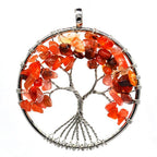 NECKLACES WITH PENDANT IN NATURAL STONES 