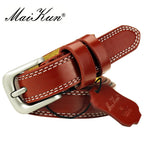 CEINTURE EN CUIR VÉRITABLE POUR FEMMES