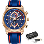 MEN'S SILICONE WRISTWATCH 