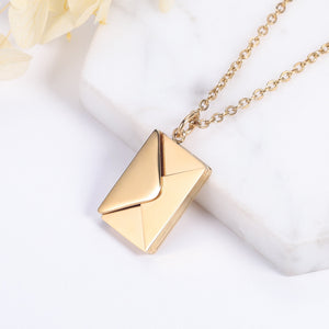 ENVELOPE NECKLACE PENDANT 