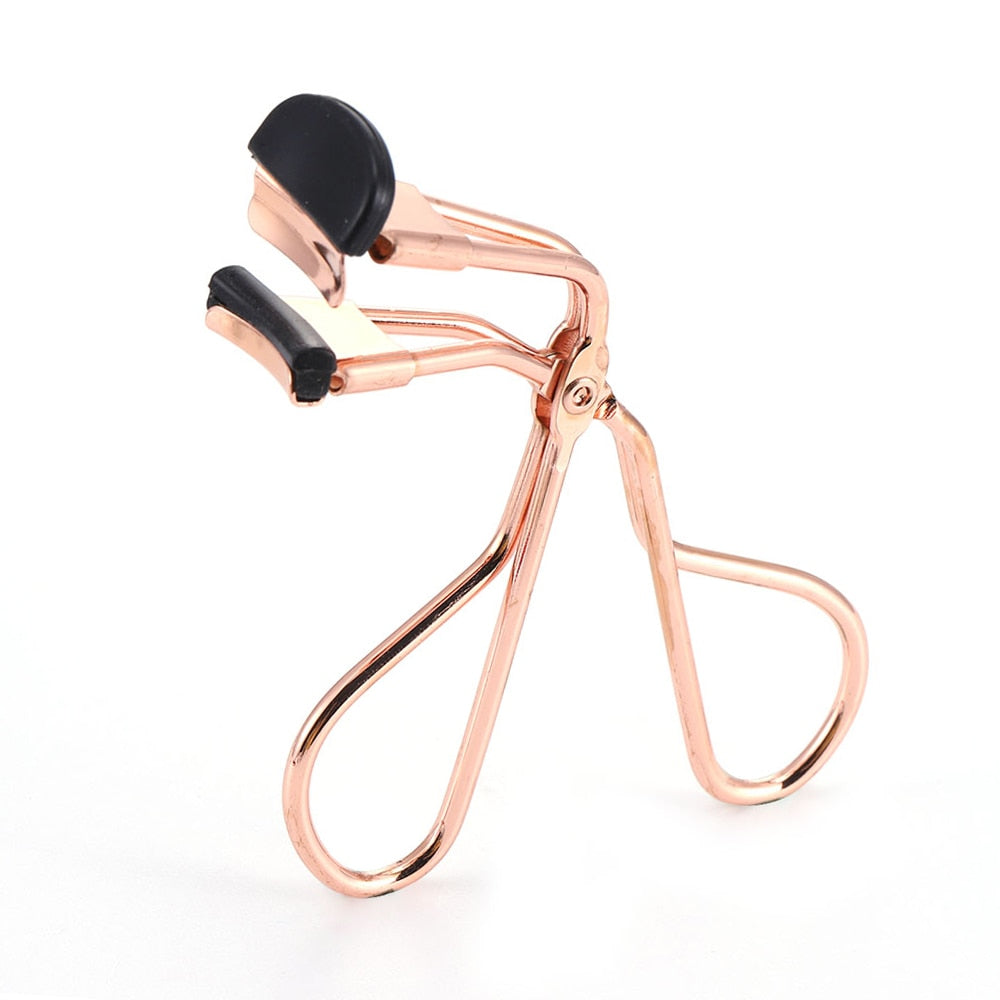 FROSTED HANDLE EYELASH TWEEZERS 