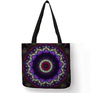 MANDALA FLOWER TOTE BAGS