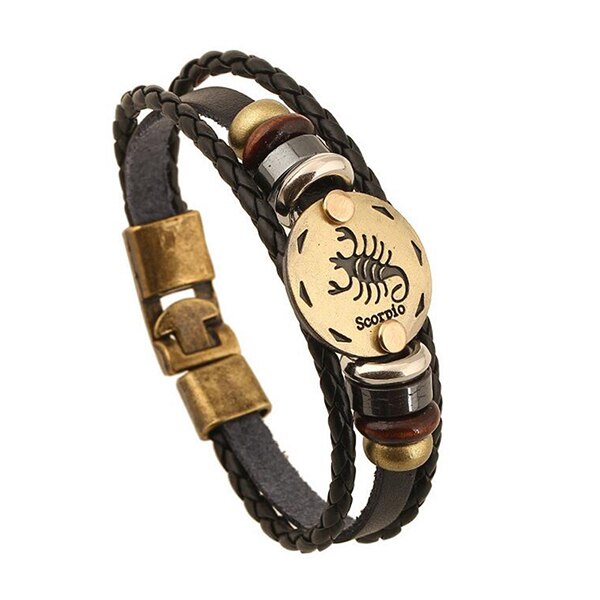 12 CONSTELLATIONS LEATHER STRAP 
