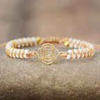 BRACELET A BRELOQUES EN PIERRE SEMI-PRECIEUSE - BOSSOUASHOP