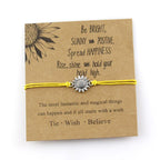 BRACELETS D'AMITIÉS TOURNESOL -VINTAGE - BOSSOUASHOP