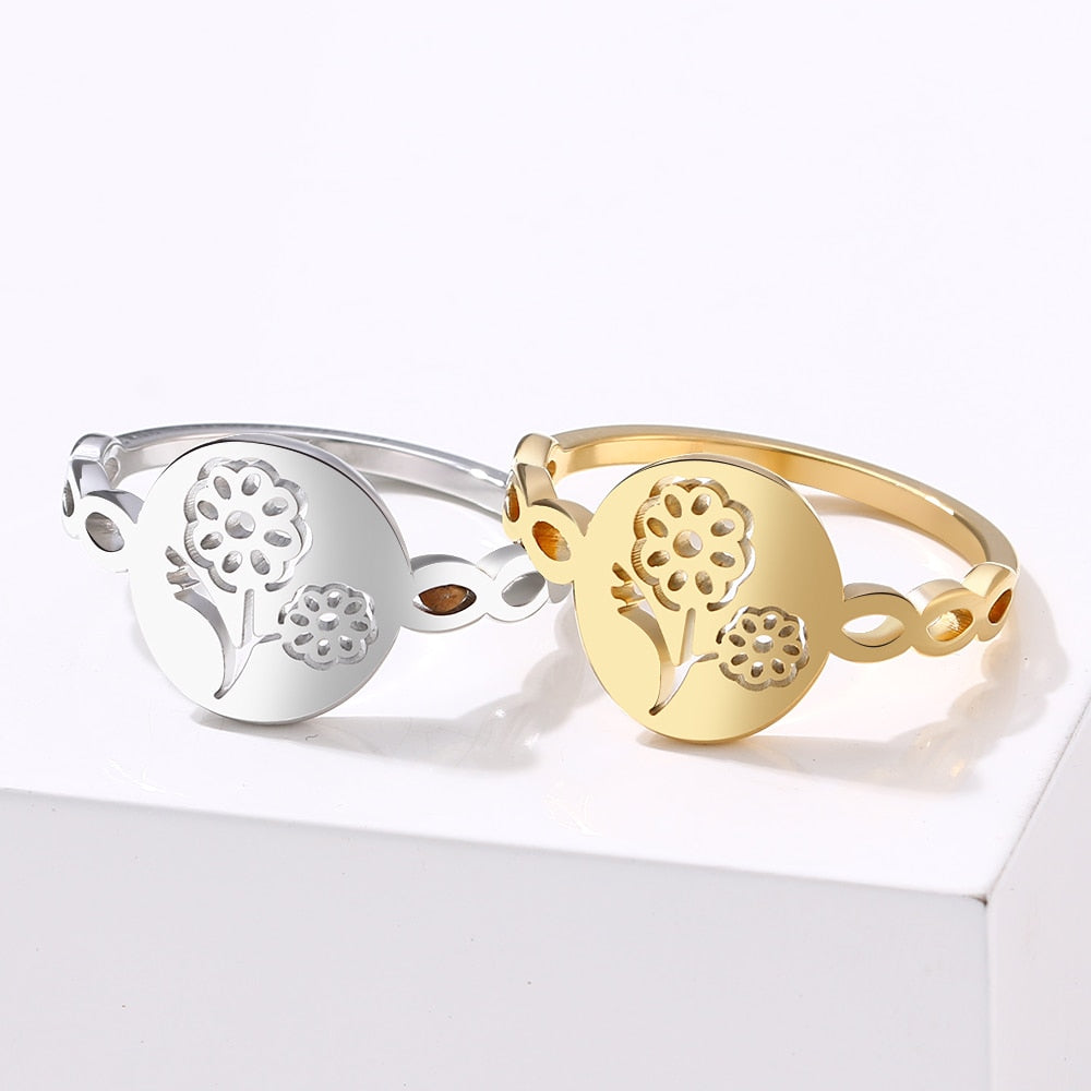 BAGUE EN ACIER INOXYDABLE POUR FEMMES