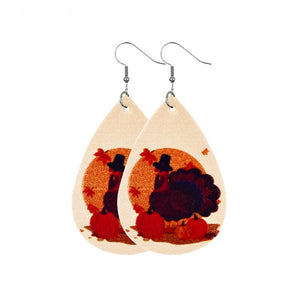 MAPLE LEATHER EARRINGS