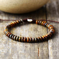 BRACELET TISSÉ EN FORME DE DISQUE FAIT À LA MAIN - BOSSOUASHOP