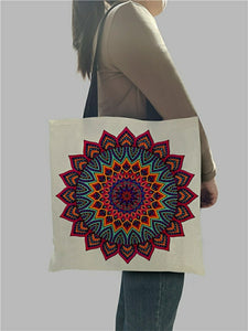 MANDALA FLOWER TOTE BAGS