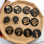 ETHNIC WOODEN EARRINGS