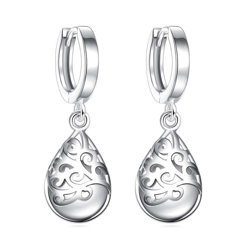 BOUCLES D'OREILLES EN ARGENT STERLING 925