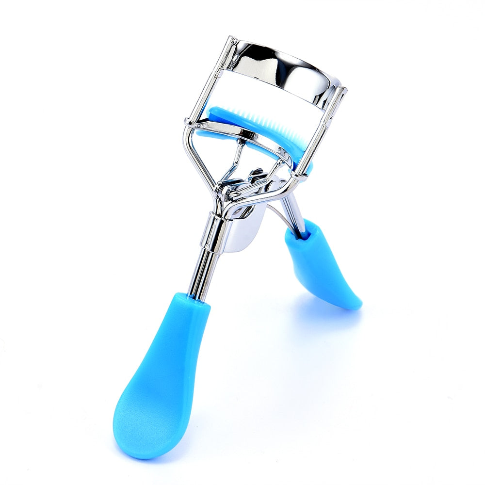 FROSTED HANDLE EYELASH TWEEZERS 