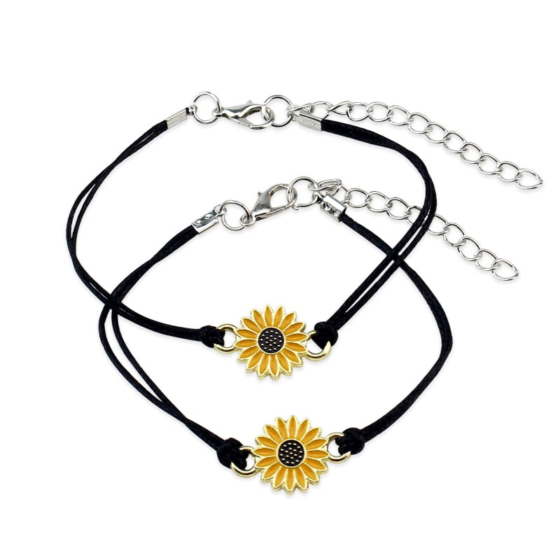 BRACELETS D'AMITIÉS TOURNESOL -VINTAGE - BOSSOUASHOP