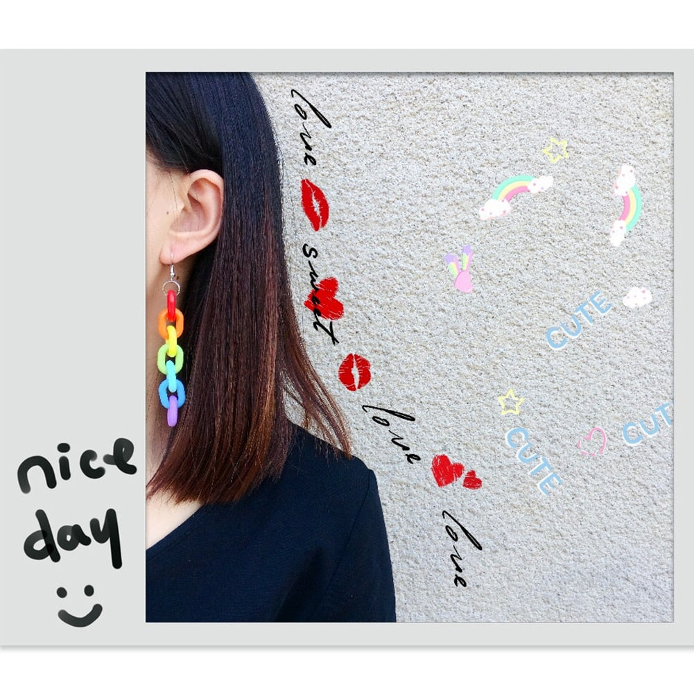 LONG CHAIN ​​EARRINGS 