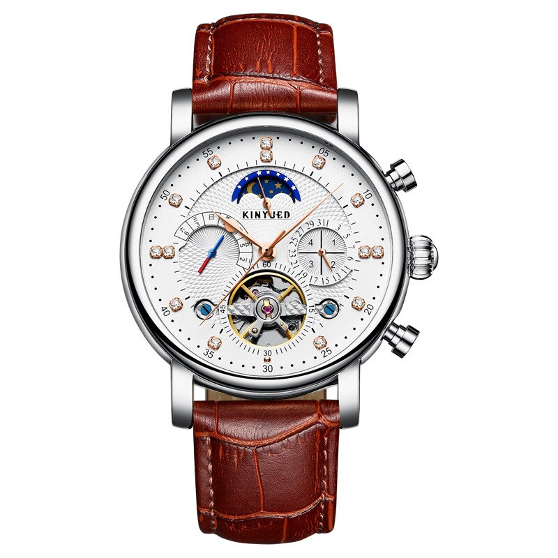 MONTRE AUTOMATIQUE EN CUIR POUR HOMMES - BOSSOUASHOP