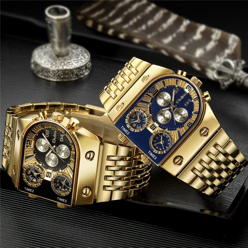 MONTRE-BRACELET À QUARTZ POUR HOMMES
