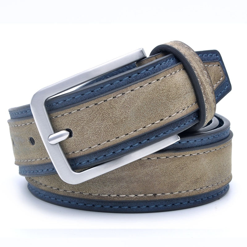 CEINTURE DE STYLISTE EN CUIR PU POUR HOMMES
