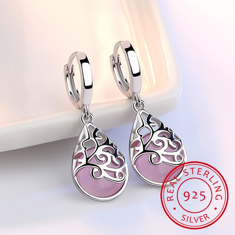 BOUCLES D'OREILLES EN ARGENT STERLING 925