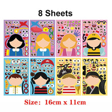 Charger l&#39;image dans la galerie, AUTOCOLLANTS MAKE-A-FACE DE PRINCESSE
