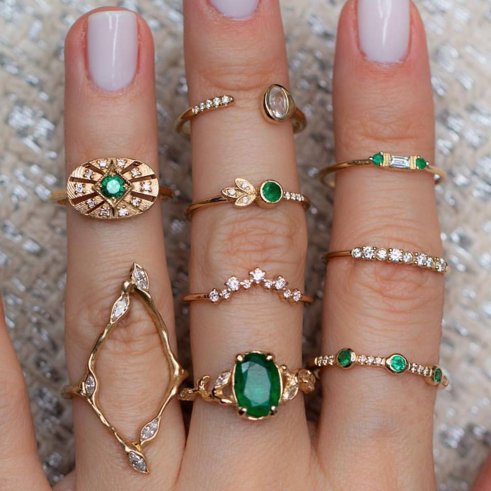 ENSEMBLE DE BAGUES BOHO
