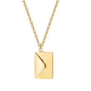 ENVELOPE NECKLACE PENDANT 