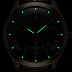 QUARTZ WATCH WITH LUMINOUS DIAL 