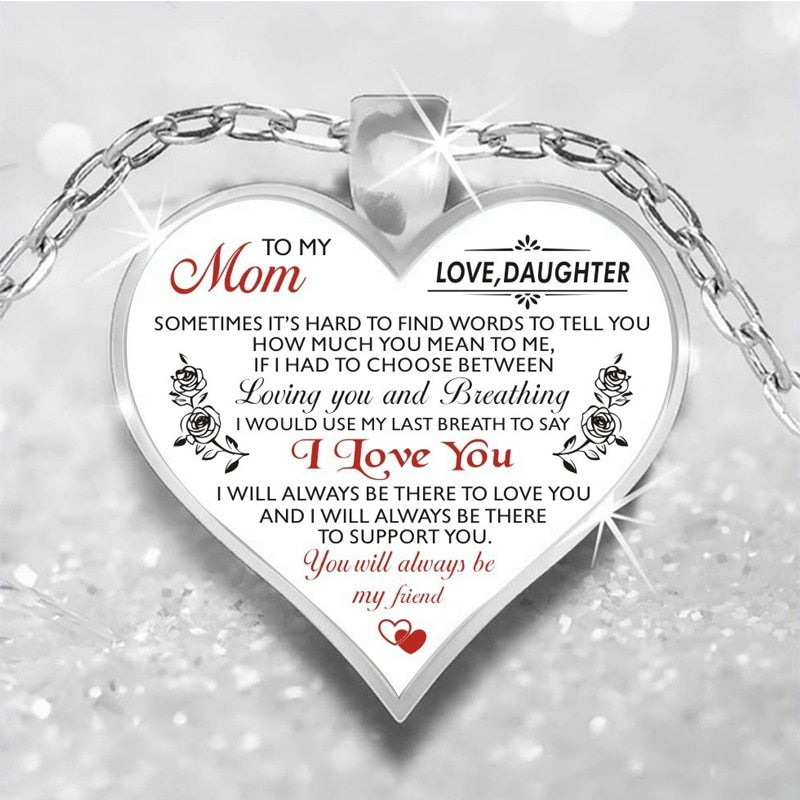 HEART-SHAPED NECKLACE (Ideal for Mother's Day) 