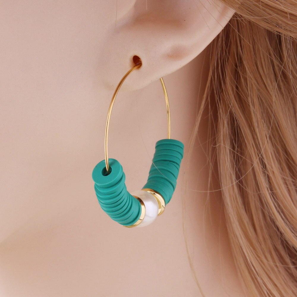 BOUCLES D'OREILLES EN ARGILE DOUCE