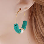 BOUCLES D'OREILLES EN ARGILE DOUCE