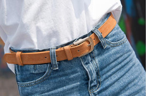 CEINTURE TEXTURE PEAU POUR FEMMES