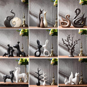 MODERN CERAMIC FIGURINES 