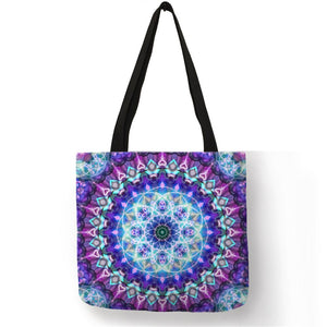 MANDALA FLOWER TOTE BAGS