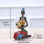 FIGURINE VINTAGE  DE STYLE ETHNIQUE
