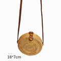 SAC À BANDOULIÈRE VINTAGE  EN ROTIN - BOSSOUASHOP